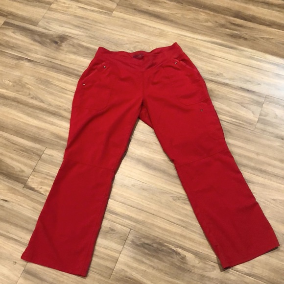 healing hands Other - Red Healing Hands yoga scrub pant